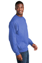 Core Fleece Crewneck Sweatshirt / Heather Royal / Independence Middle School Boys Track