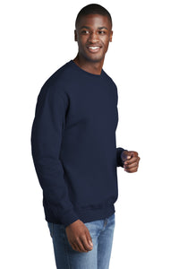 Core Fleece Crewneck Sweatshirt (Youth & Adult) / Navy / Three Oaks Elementary School