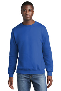 Core Fleece Crewneck Sweatshirt (Youth & Adult) / Royal / Grassfield Elementary School