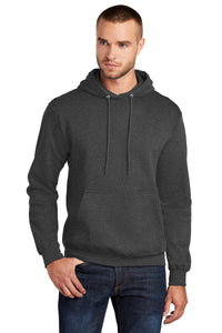 Core Fleece Pullover Hooded Sweatshirt / Dark Heather Charcoal / Bayside High School Field Hockey