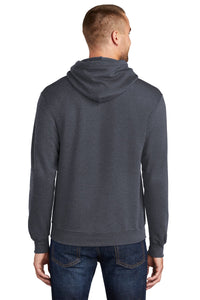 Core Fleece Pullover Hooded Sweatshirt / Heather Navy / VBCPS Health and PE