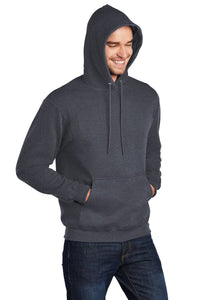 Core Fleece Pullover Hooded Sweatshirt / Heather Navy / VBCPS Health and PE