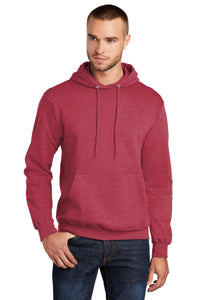 Core Fleece Pullover Hooded Sweatshirt / Heather Red / Princess Anne High School Track and Field
