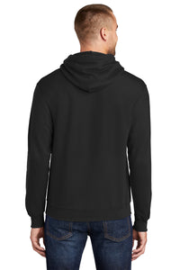 Fleece Pullover Hooded Sweatshirt / Black / Landstown Middle School Scholastic Bowl