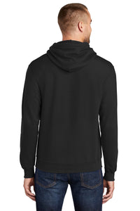 Core Fleece Pullover Hooded Sweatshirt / Black / Larkspur Middle School Forensics