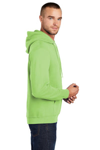 Core Fleece Pullover Hooded Sweatshirt (Youth & Adult) / Lime / New Castle Elementary School