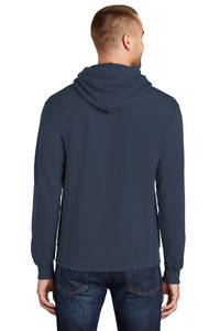 Fleece Pullover Hooded Sweatshirt (Youth & Adult) / Navy / Star Of The Sea Cheer