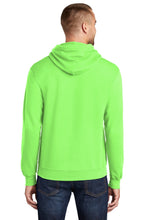 Core Fleece Pullover Hooded Sweatshirt (Youth & Adult) / Neon Green / Kingston Elementary School