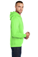 Core Fleece Pullover Hooded Sweatshirt (Youth & Adult) / Neon Green / Kingston Elementary School