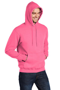 Core Fleece Pullover Hooded Sweatshirt (Youth & Adult) / Pink / New Castle Elementary School