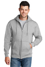 Core Fleece Full-Zip Hooded Sweatshirt(Youth & Adult) / Ash / Bayside Sixth Grade Campus