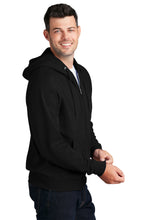 Fleece Full-Zip Hooded Sweatshirt / Black / Saints Field Hockey