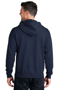 Fleece Full-Zip Hooded Sweatshirt / Navy / Legal Aid Society of Eastern Virginia