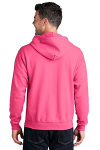 Fleece Full-Zip Hooded Sweatshirt (Youth & Adult) / Pink / Grassfield Elementary School