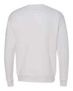 Sponge Fleece Drop Shoulder Crewneck Sweatshirt / White / Cox High School Water Polo