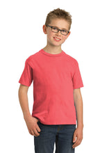 Youth Beach Wash Garment-Dye Tee / Fruit Punch / North Landing Elementary School