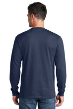 Long Sleeve Core Cotton Tee (Youth & Adult) / Navy / Three Oaks Elementary School