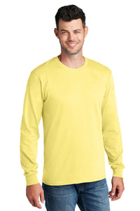 Long Sleeve Core Cotton Tee / Yellow / Parkway Elementary School