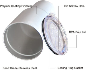 32 oz Stainless Steel Tumbler / Bayside Sixth Grade Campus