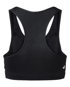 B-Sport Bra Top / Black / Plaza Middle School Cheer