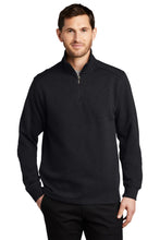 Slub Fleece 1/4-Zip Pullover / Black / Bayside High School Swim & Dive