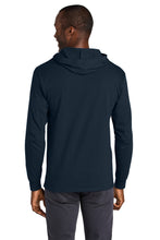 Unisex Cotton Long Sleeve Hooded T-Shirt / Navy / First Colonial Wrestling