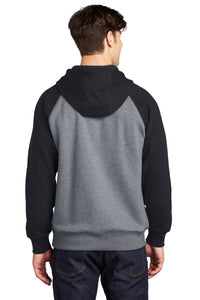 Raglan Colorblock Pullover Hooded Sweatshirt / Black / Great Bridge High School Soccer
