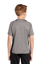 Heather Colorblock Contender Tee (Youth & Adult) / Heather/Black / Bayside Sixth Grade Campus