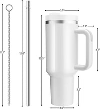 40oz Stainless Steel Tumbler / White / Little Neck Swim Team