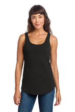 Ladies Relaxed Softstyle Tank / Black / Grassfield Band Percussion