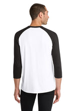 Perfect Tri 3/4-Sleeve Raglan / Black/White / Bayside Middle Staff