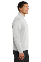 Performance Fleece 1/4-Zip Pullover Sweatshirt / Silver / FLTPACEN Rota