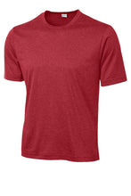 PosiCharge Performance Tee (Youth & Adult) / Heather Red / Cheshire Forest Swim Team