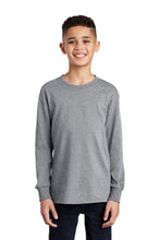 Long Sleeve Core Cotton Tee (Youth & Adult) / Ash / College Park Elementary