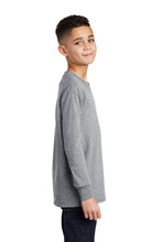 Long Sleeve Core Cotton Tee (Youth & Adult) / Athletic Heather / New Castle Elementary School