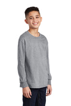 Long Sleeve Core Cotton Tee (Youth & Adult) / Ash / North Landing Elementary School