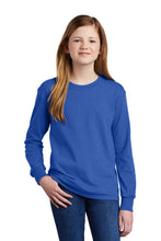 Long Sleeve Performance Tee (Youth & Adult) / Royal / Grassfield Elementary School