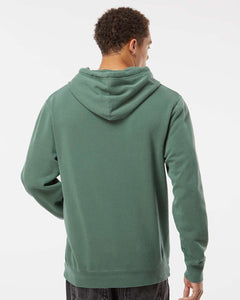 Midweight Pigment-Dyed Hooded Sweatshirt / Green / Cataumet Club Camp