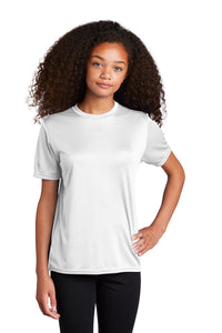 Performance Tee (Youth & Adult) / White / Club Brittany Swim Team