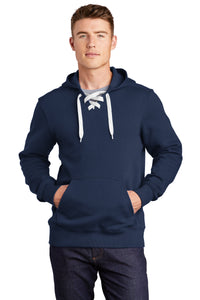 Lace Up Pullover Hooded Sweatshirt / Navy / First Colonial High School Softball