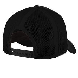 Snapback Trucker Cap / Black / Larkspur Swim and Racquet Club