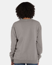 Garment Dyed Unisex Crewneck Sweatshirt / Concrete Grey / Virginia Beach Middle School Volleyball