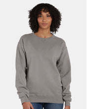 Garment Dyed Unisex Crewneck Sweatshirt / Concrete Grey / Virginia Beach Middle School Volleyball