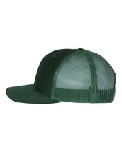 Adjustable Snapback Trucker Cap / Dark Green / Cox High School Tennis