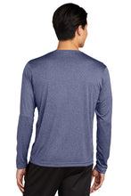 Long Sleeve Heather Performance Tee / Navy Heather / Lynnhaven Middle School Scholastic Bowl