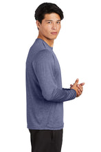 Long Sleeve Heather Contender Tee / Navy Heather / Landstown High School Water Polo