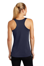 Ladies Performance Racerback Tank / Navy / Cavalier Golf and Yacht Club Swim Team