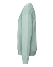 Sponge Fleece Drop Shoulder Crewneck Sweatshirt / Dusty Blue / Hickory Middle School Soccer