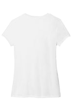 Women’s Triblend V-Neck Tee / White / Loch Meadow Kindergarten