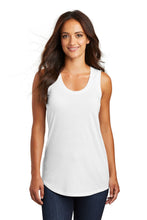 Women’s Triblend Racerback Tank / White / Landstown High School Water Polo